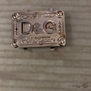 Dolce & Gabbana Metallic Belt Buckle